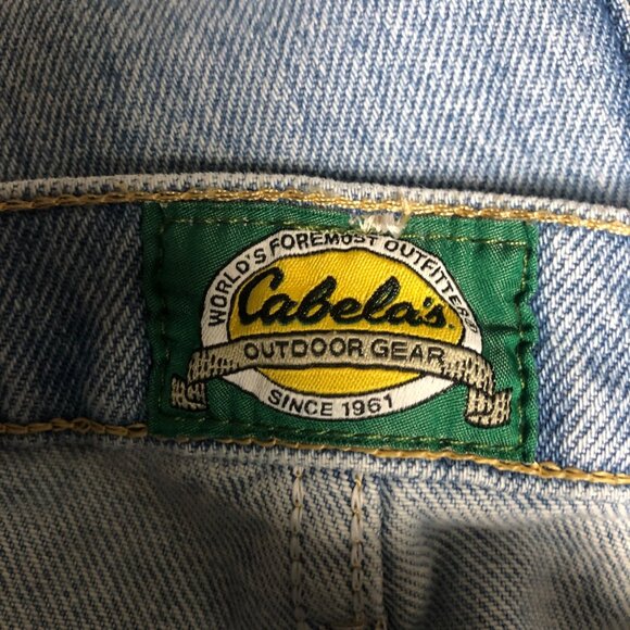 Cabelas Jeans Mens Size 42x30 LightWash Straight Leg Denim Pants Casual Workwear - Picture 5 of 8
